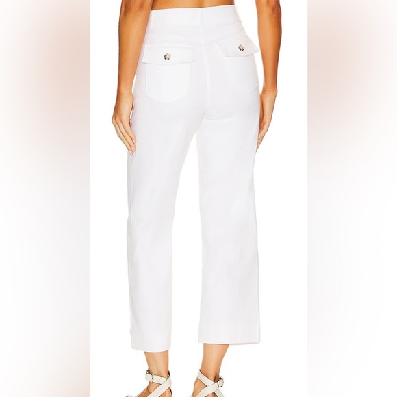 Spanx Stretch Twill Cropped Pant White size medium - Picture 2 of 5